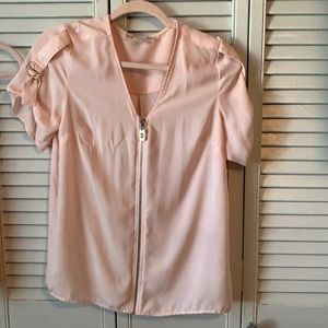 Zip up blouse